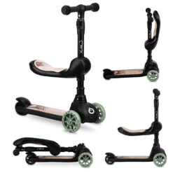 Momi Kiuru Black 2-in-1 Step/Loopfiets HUBA00035 -Bekend Babyartikelen Winkel momi kiuru black 2 in 1 step loopfiets huba00035 10