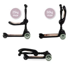 Momi Kiuru Black 2-in-1 Step/Loopfiets HUBA00035 -Bekend Babyartikelen Winkel momi kiuru black 2 in 1 step loopfiets huba00035 12