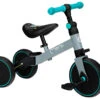 Momi Loris Grey/Turquoise 4-in-1 Ride-On Loopfiets ROBI00041 -Bekend Babyartikelen Winkel momi loris grey turquoise 4 in 1 ride on loopfiets robi00041 1