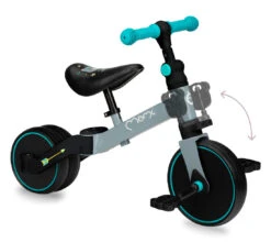Momi Loris Grey/Turquoise 4-in-1 Ride-On Loopfiets ROBI00041 -Bekend Babyartikelen Winkel momi loris grey turquoise 4 in 1 ride on loopfiets robi00041 6