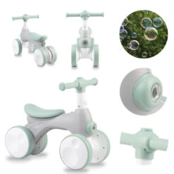 Momi Tobis Grey Ride-On Bubbles Loopfiets ROBI00043 -Bekend Babyartikelen Winkel momi tobis grey ride on bubbles loopfiets robi00043 9