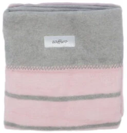 Zaffiro Grijs & Lichtroze Gestreept 75 X 100 Cm Wiegdeken 15120 -Bekend Babyartikelen Winkel rozegrijzestrependeken 4