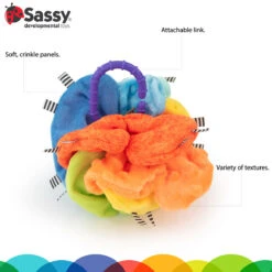 Sassy Crinkle Ball Texturen Speelbal S80370 9 Sassy Crinkle Ball Texturen Speelbal S80370 -Bekend Babyartikelen Winkel sassy crinkle ball texturen speelbal 1