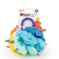 Sassy Crinkle Ball Texturen Speelbal S80370 7 Sassy Crinkle Ball Texturen Speelbal S80370 -Bekend Babyartikelen Winkel sassy crinkle ball texturen speelbal 3