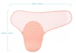 Sevibaby Blossom Jersey Inbakerdoek 118-169 -Bekend Babyartikelen Winkel sevibaby blossom jersey inbakerdoek 118 169 3 1