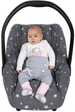 Sevibaby Star Grijs 0+ Autostoelhoes 61-13 -Bekend Babyartikelen Winkel sevibaby star grijs 0 autostoelhoes 61 13 1