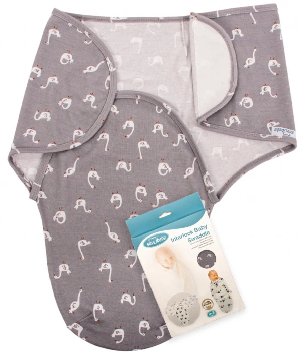 Sevibaby Swan Jersey Inbakerdoek 118-70 6 Sevibaby Swan Jersey Inbakerdoek 118-70 - Afbeelding 4