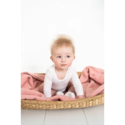 Briljant Pique Stonegreen 100 X 150 Cm Zomer Ledikantdeken 60R -Bekend Babyartikelen Winkel sfeer 2 7