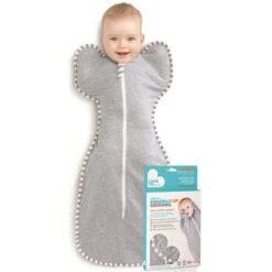 Love To Dream Swaddle Up 1.0 Grey Small 3-6 Kg Inbakerslaapzak L1001001GRS -Bekend Babyartikelen Winkel su original hero grey hi res cmyk 2