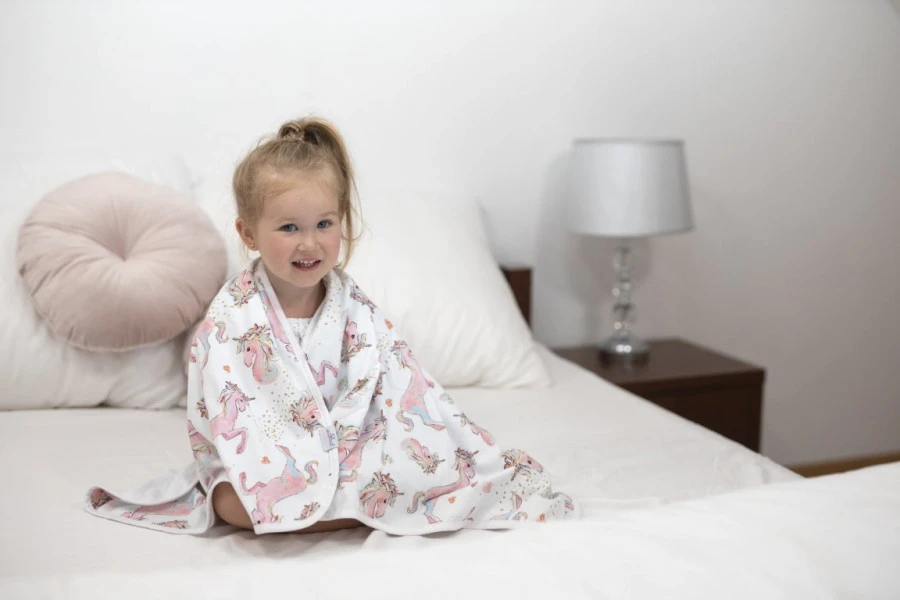 Babymatex Ines Unicorn 75x100 Cm Katoenen Wiegdeken TB0236_36 7 Babymatex Ines Unicorn 75x100 Cm Katoenen Wiegdeken TB0236_36 - Afbeelding 5