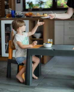 Tega Baby Teggi Graphite/Mustard Multifun 3-in-1 Tafel Met Twee Stoeltjes TI-011-172 -Bekend Babyartikelen Winkel tega baby teggi graphite.mustard multifun 3 in 1 tafel 2