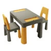 Tega Baby Teggi Graphite/Mustard Multifun 3-in-1 Tafel Met Twee Stoeltjes TI-011-172 -Bekend Babyartikelen Winkel teggi graphite mustard set