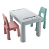 Tega Baby Teggi Grey/Old Rose/Turquoise Multifun 3-in-1 Tafel Met Twee Stoeltjes TI-011-174 -Bekend Babyartikelen Winkel teggi grey old rose turquoise set