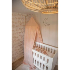 Tryco Goud Ovaal Sluierstandaard Met Voet TR-432104 -Bekend Babyartikelen Winkel tryco klamboe goud 01