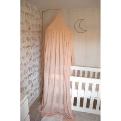 Tryco Goud Ovaal Sluierstandaard Met Voet TR-432104 -Bekend Babyartikelen Winkel tryco klamboe goud 03