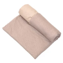 MamaLoes Amy Ajour Nougat 75x100cm Wiegdeken 84483 -Bekend Babyartikelen Winkel wieg nougat