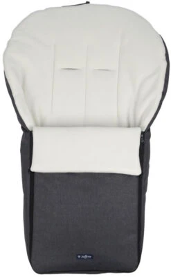 Zaffiro Melange Antraciet Wit Universele Afritsbare Voetenzak S13