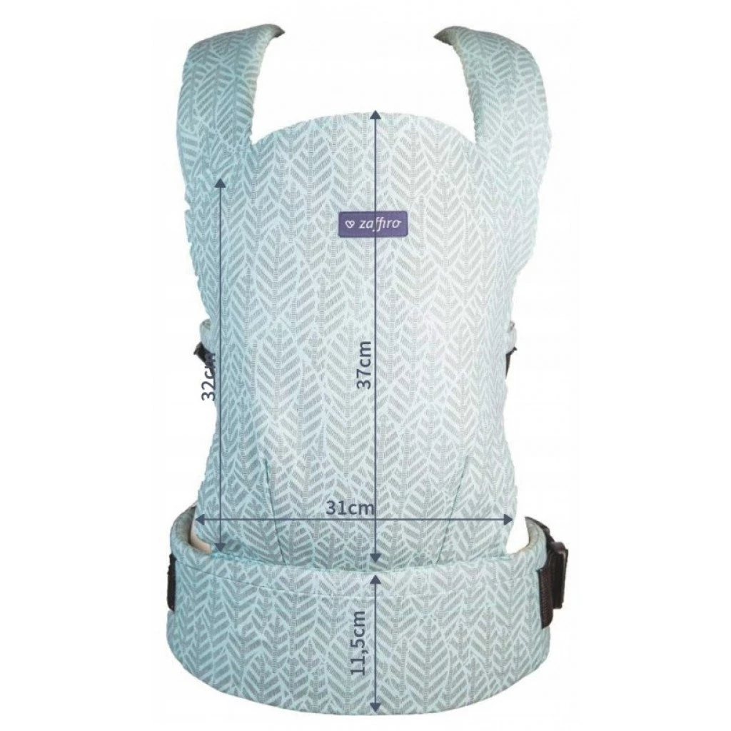 Zaffiro City Geo Bottle Green Ergonomische Draagzak 8265 7 Zaffiro City Geo Bottle Green Ergonomische Draagzak 8265 - Afbeelding 5