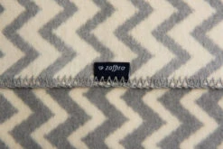 Zaffiro Grijs & Ecru Zigzag 75 X 100 Cm Wiegdeken 40771 -Bekend Babyartikelen Winkel zaffiro deken zigzag grijs wit ka1 3 2