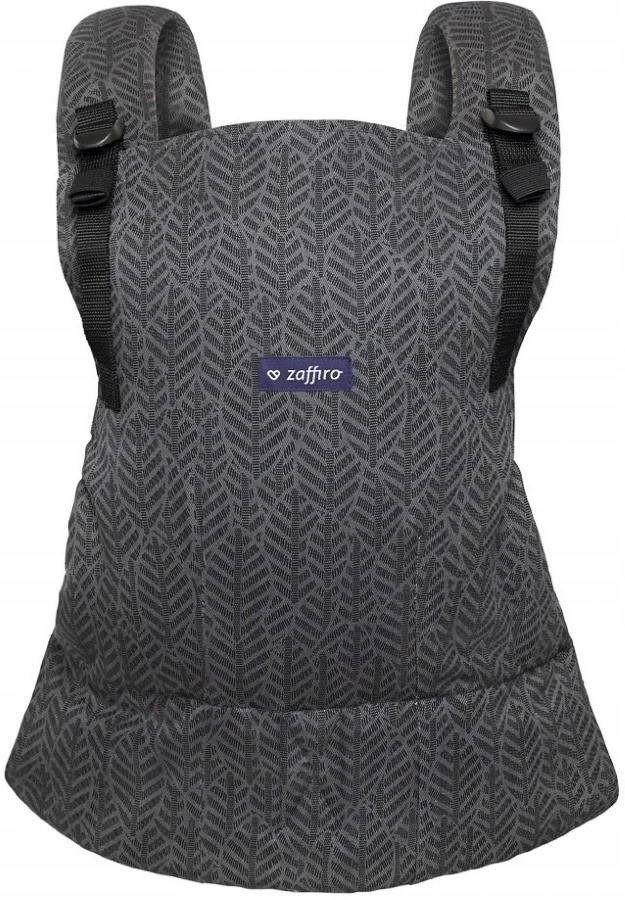 Zaffiro Ergo Graphite Leaves Ergonomische Draagzak 8302 3 Zaffiro Ergo Graphite Leaves Ergonomische Draagzak 8302