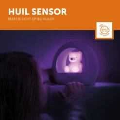 Zazu Billy Beer Paars Nachtlampje ZA-BILLY-03 -Bekend Babyartikelen Winkel zazu billy beer paars nachtlampje za billy 03 1