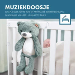 Zazu Brody De Beer Blauw Slaaptrainer ZA-BRODY-02 -Bekend Babyartikelen Winkel zazu brody de beer roze slaaptrainer sfeer 2