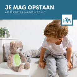 Zazu Brody De Beer Taupe Slaaptrainer ZA-BRODY-01 -Bekend Babyartikelen Winkel zazu brody de beer taupe slaaptrainer sfeer 6